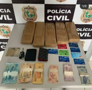 Polícia Civil apreende mais de 05 kg de maconha em Independência e prende três acusados