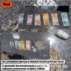 Traficante é preso e drogas apreendidas em Tauá