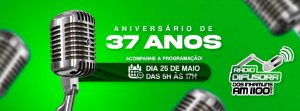 37 Anos Lado a Lado Com Você Ouvinte!!!